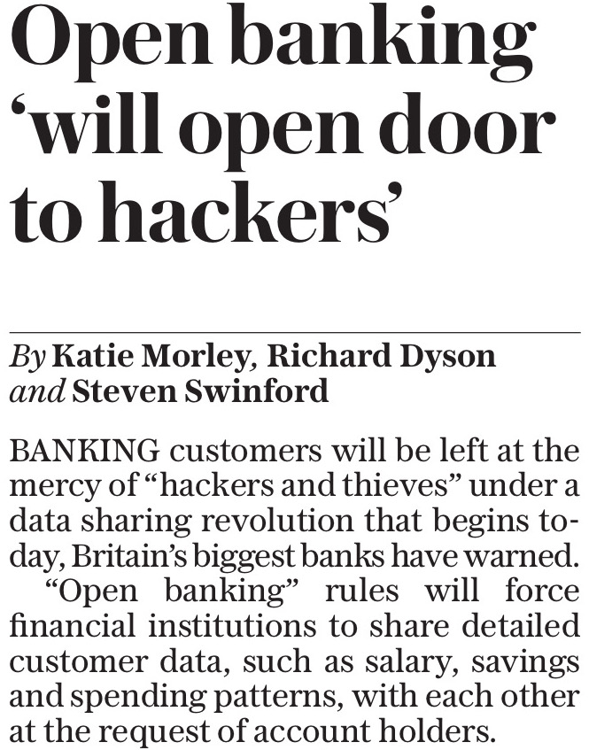 A small revolution happened on 13 January 2018 in the UK retail banking market A small revolution happened on 13 January 2018 in the UK retail banking market